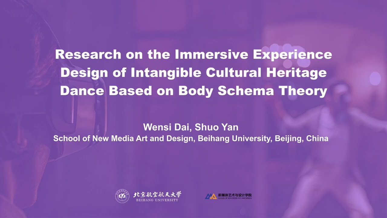 Research on the Immersive Experience Design of Intangible Cultural Heritage Dance
