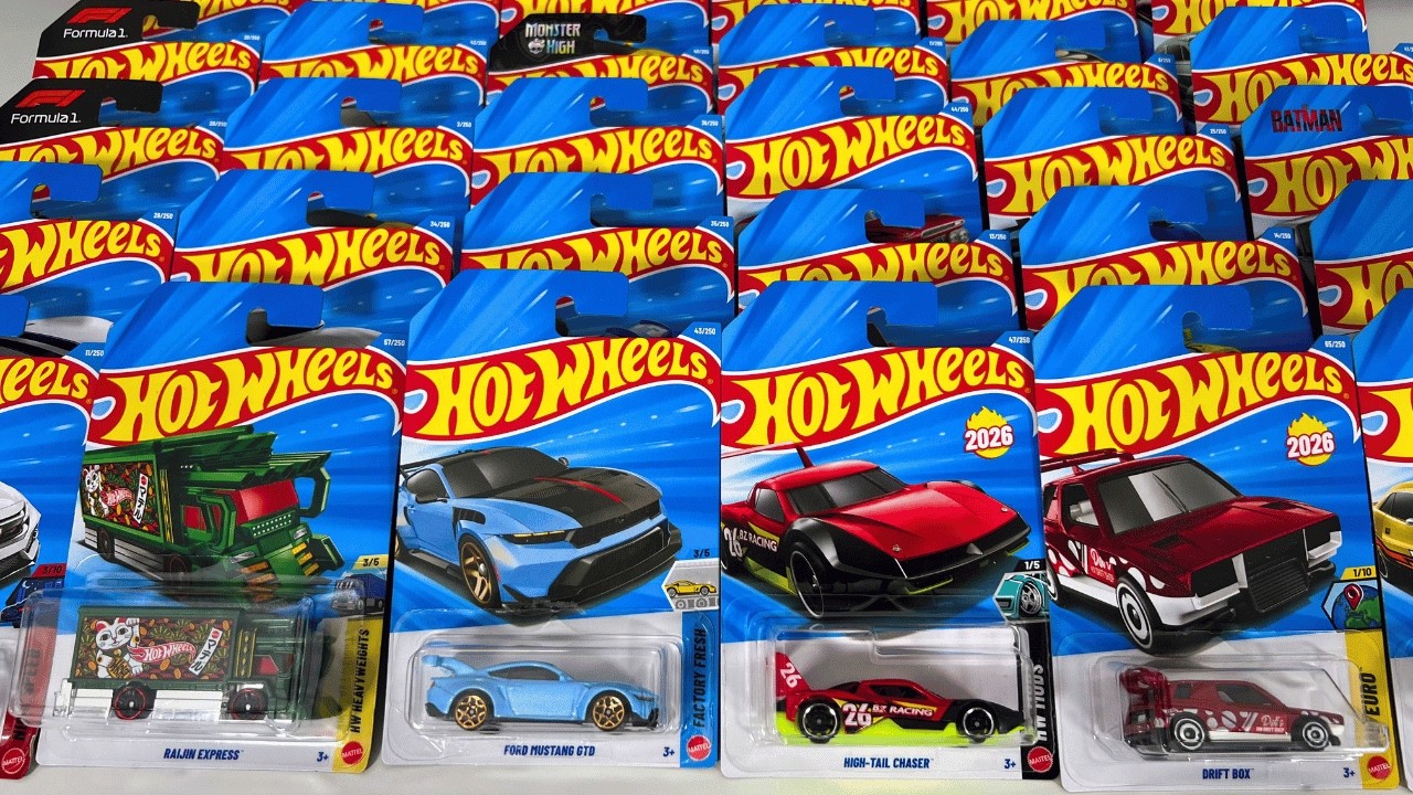 Распаковка 50 машинок Hot Wheels 2026 🚗🔥 | Полный набор