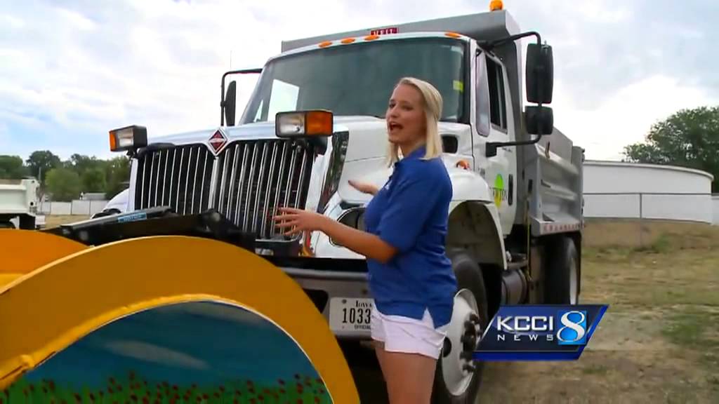 Snow plow driver will soon have shovels thrown at her