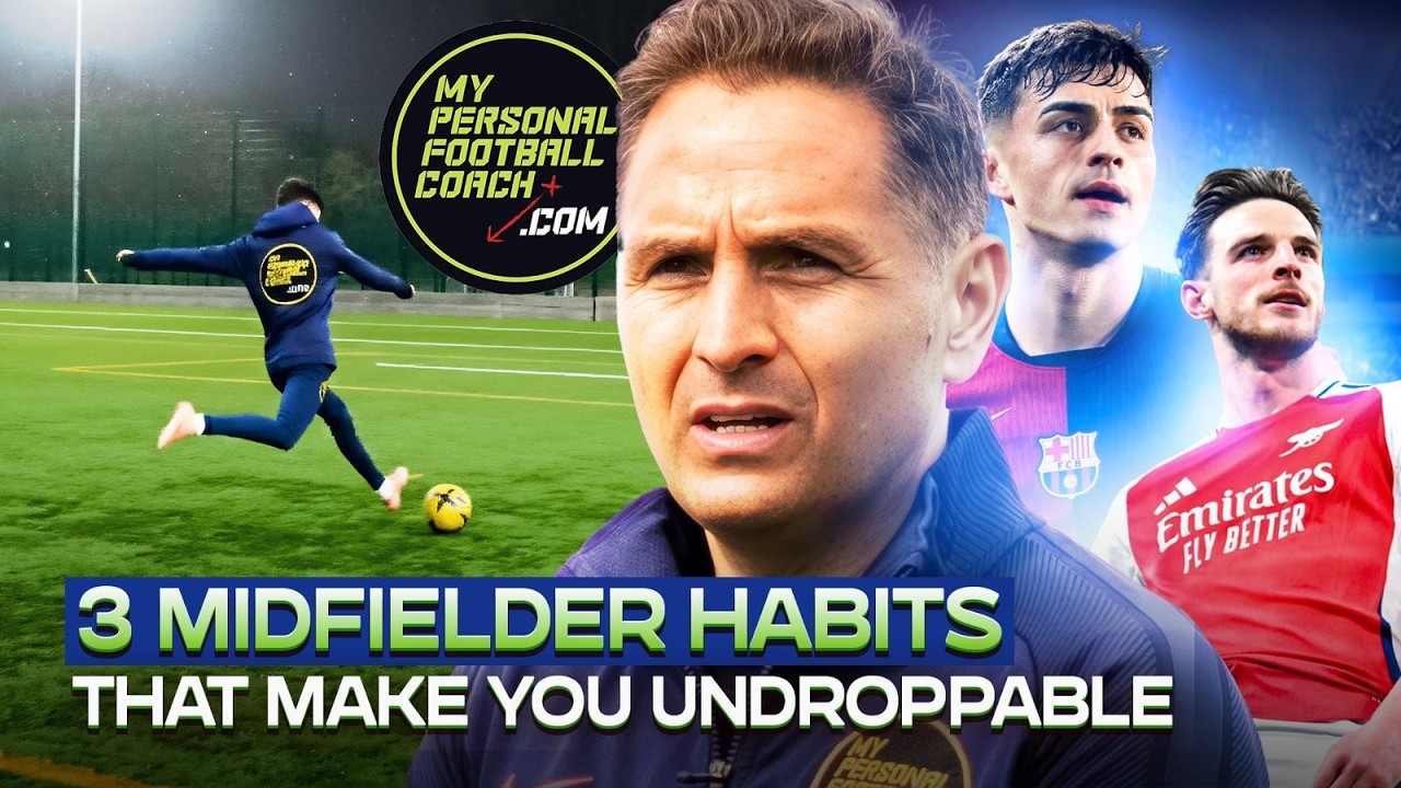 3 Midfielder Habits That Make You Undroppable | First Touch Training + Soccer Drills with Saul