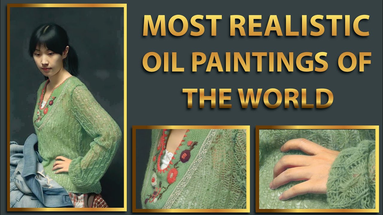Most Realistic Oil Paintings by Leng Jun | Shams Official