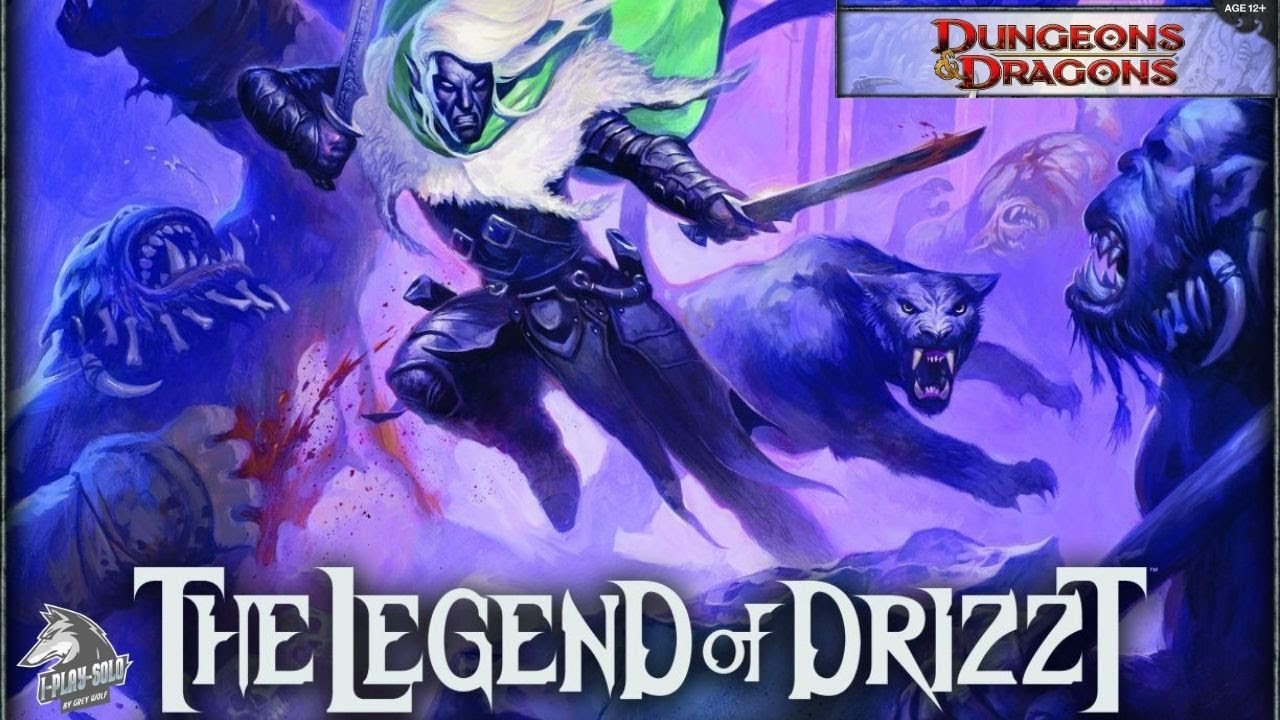 1-Настольная игра Легенда о Дзирте (The Legend of Drizzt). Об игре