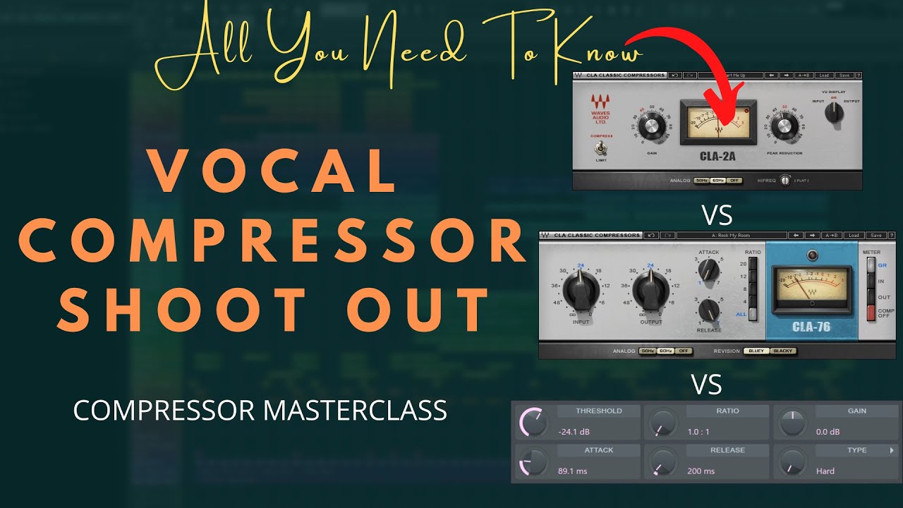 Vocal compression tutorial - Masterclass