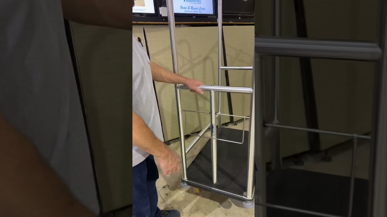 Engineer w deadman brake cart demo and explanation  luggage