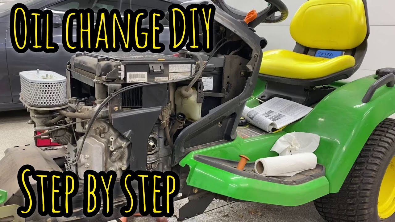 John Deere oil change DIY