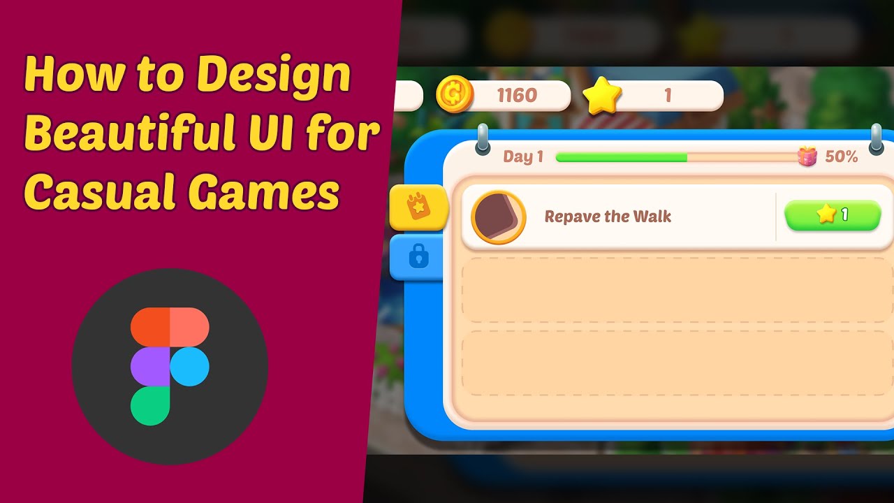 How to Design Beautiful UI for Casual Games in Figma #casualgames #uiux #match3 #figma #uidesign