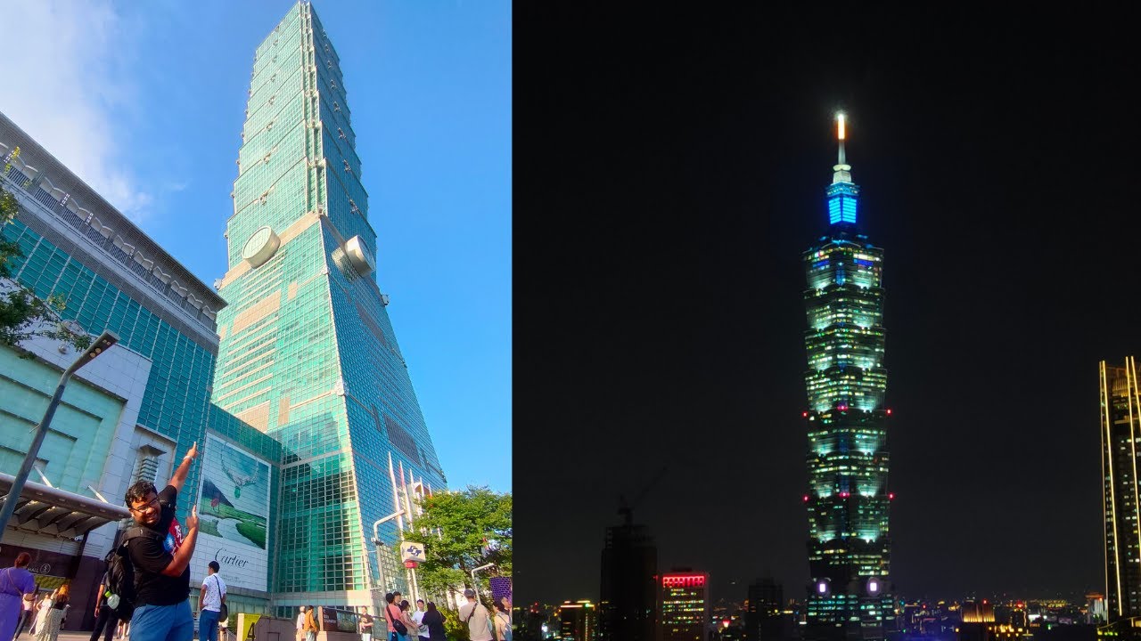 Touching the sky at Taipei 101! 🏙️