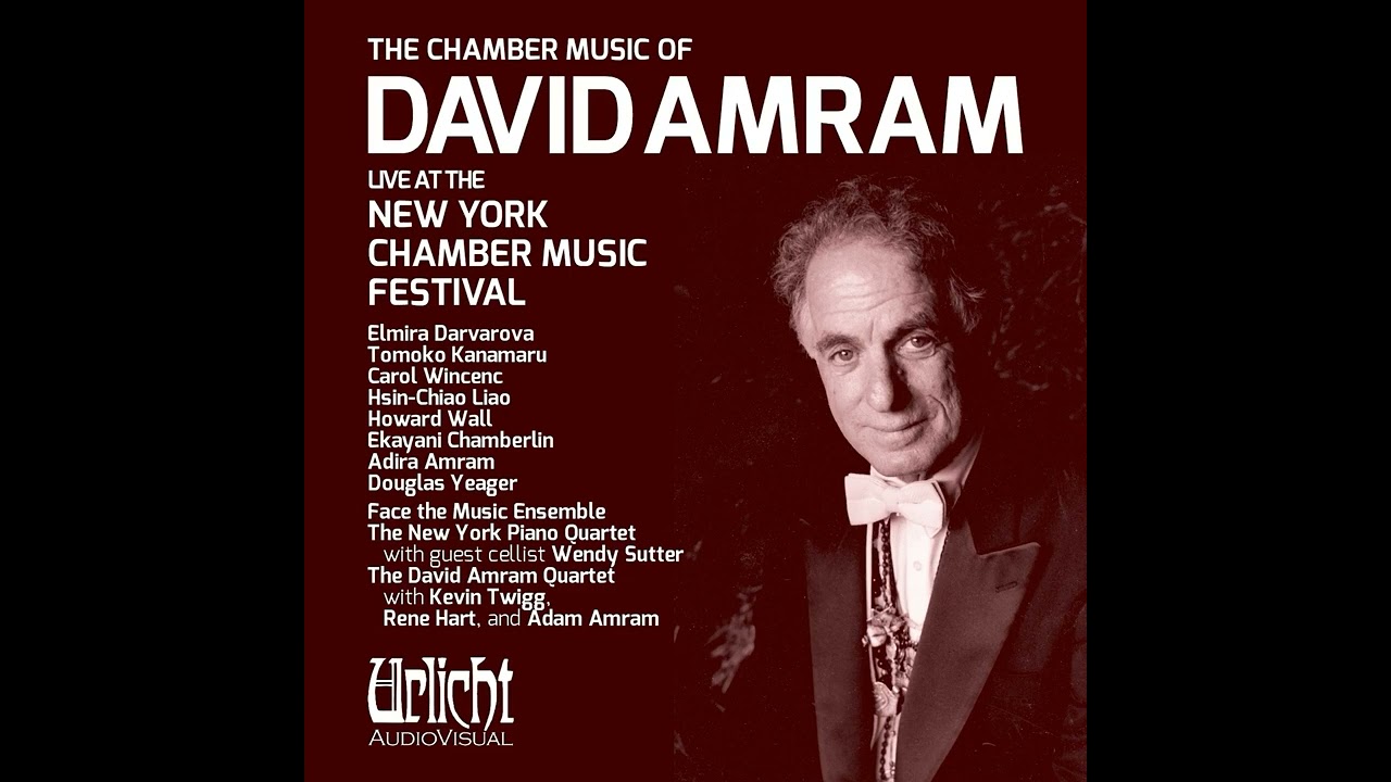 DAVID AMRAM: Portraits for Piano Quartet - NEW YORK PIANO QUARTET (Live) - World-Premiere Recording