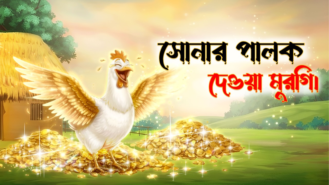 সোনার পালক দেওয়া মুরগি। Bengali Fairy Tales Cartoon  Rupkothar Golpo  Bangla Moral Story