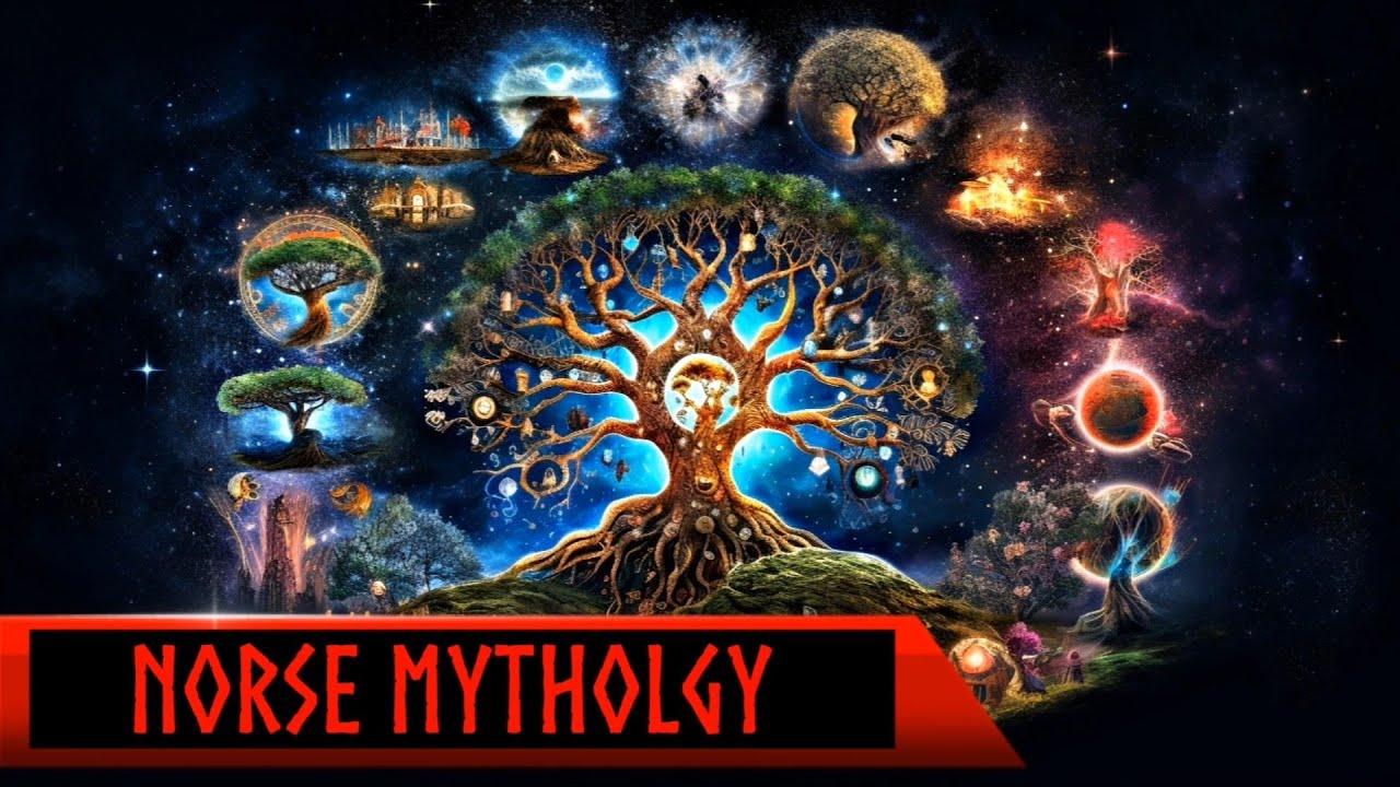 The World Tree Yggdrasil & The Nine Realms, and The First Humans - Norse Mythology Origins Part 2