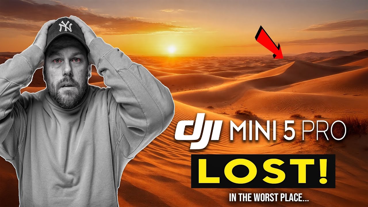 I LOST MY DJI MINI 5 PRO In The DESERT! What To Do Next?