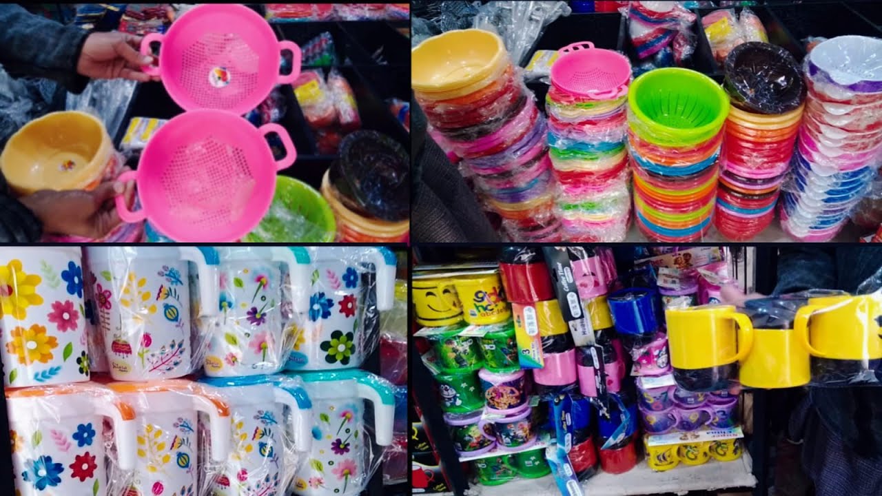 Plastic items wholesale Gujranwala Pakistan | China items | plastic market Pakistan | Steel items