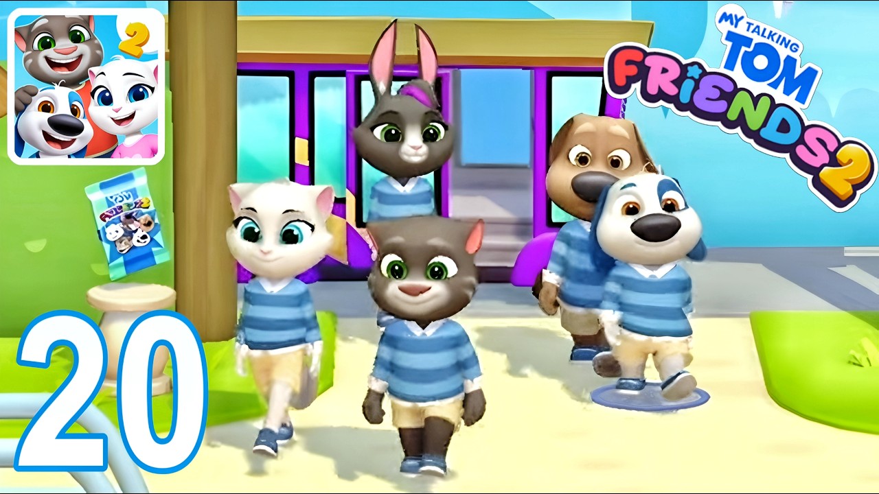 My Talking Tom Friends 2 Gameplay Walkthrough Part 20 - The Movie (Android/iOS)
