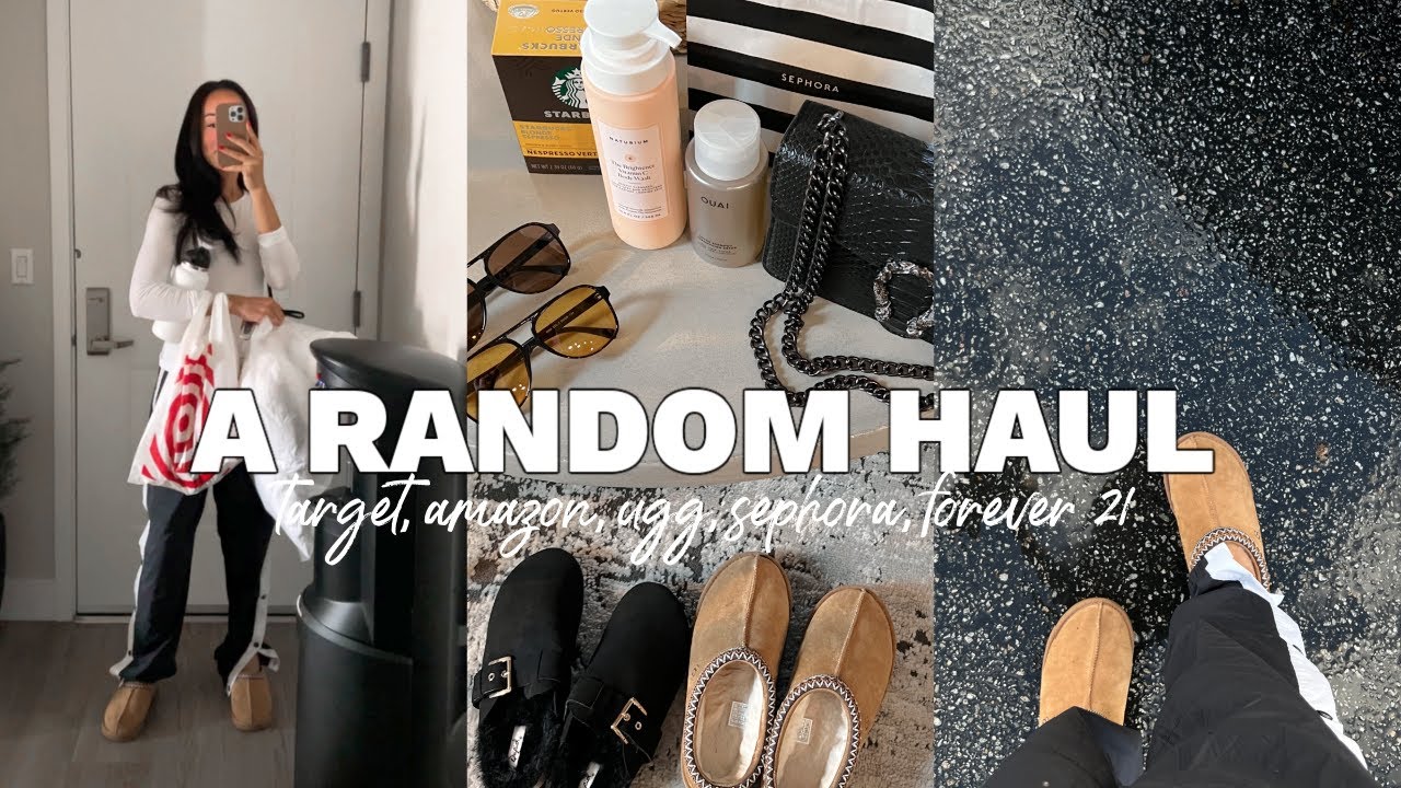 RANDOM HAUL: Target, Amazon, UGG, Sephora, Forever 21 | Marie Jay