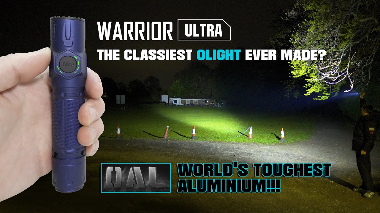 OLIGHT WARRIOR ULTRA - 2500 lumens, dual switch & made from OAL!