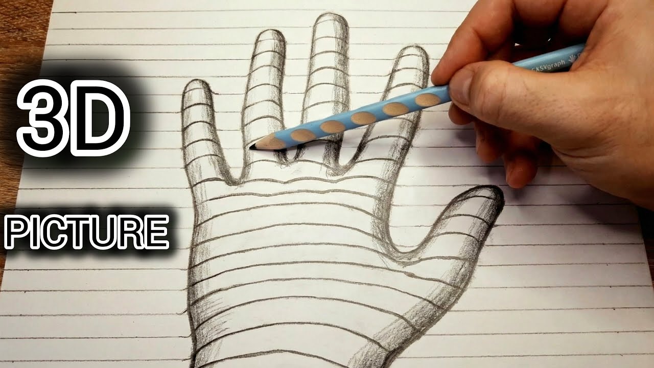 Drawing a 3D hand illusion that looks IMPOSSIBLE?