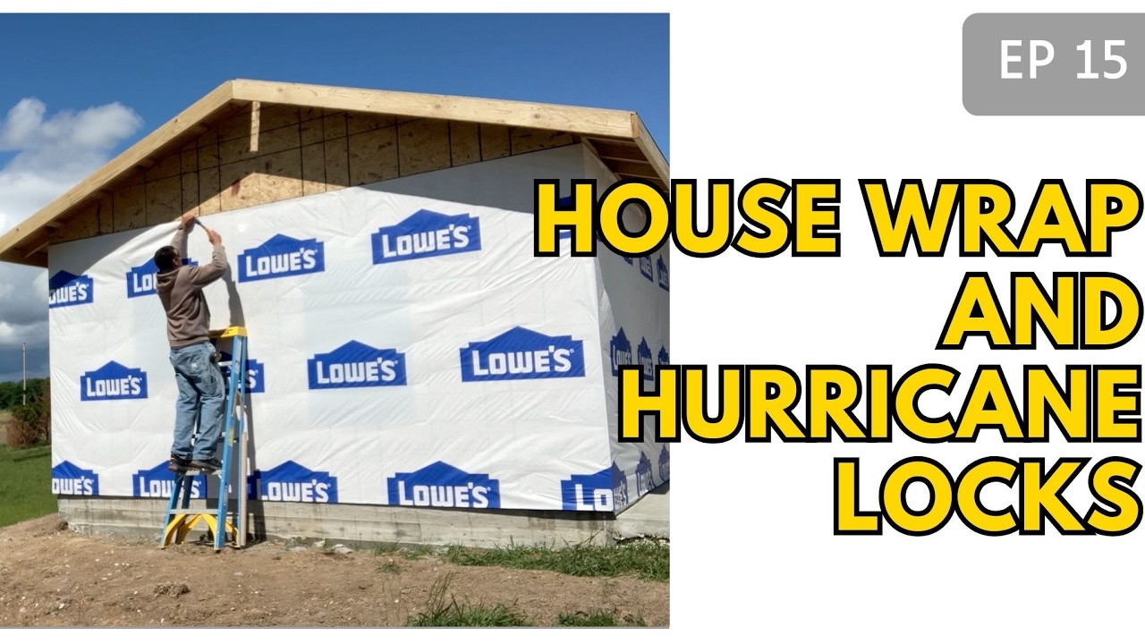 In-Law Suite Build Ep. 15 | House Wrap & TimberLOK Roof Tie-Downs