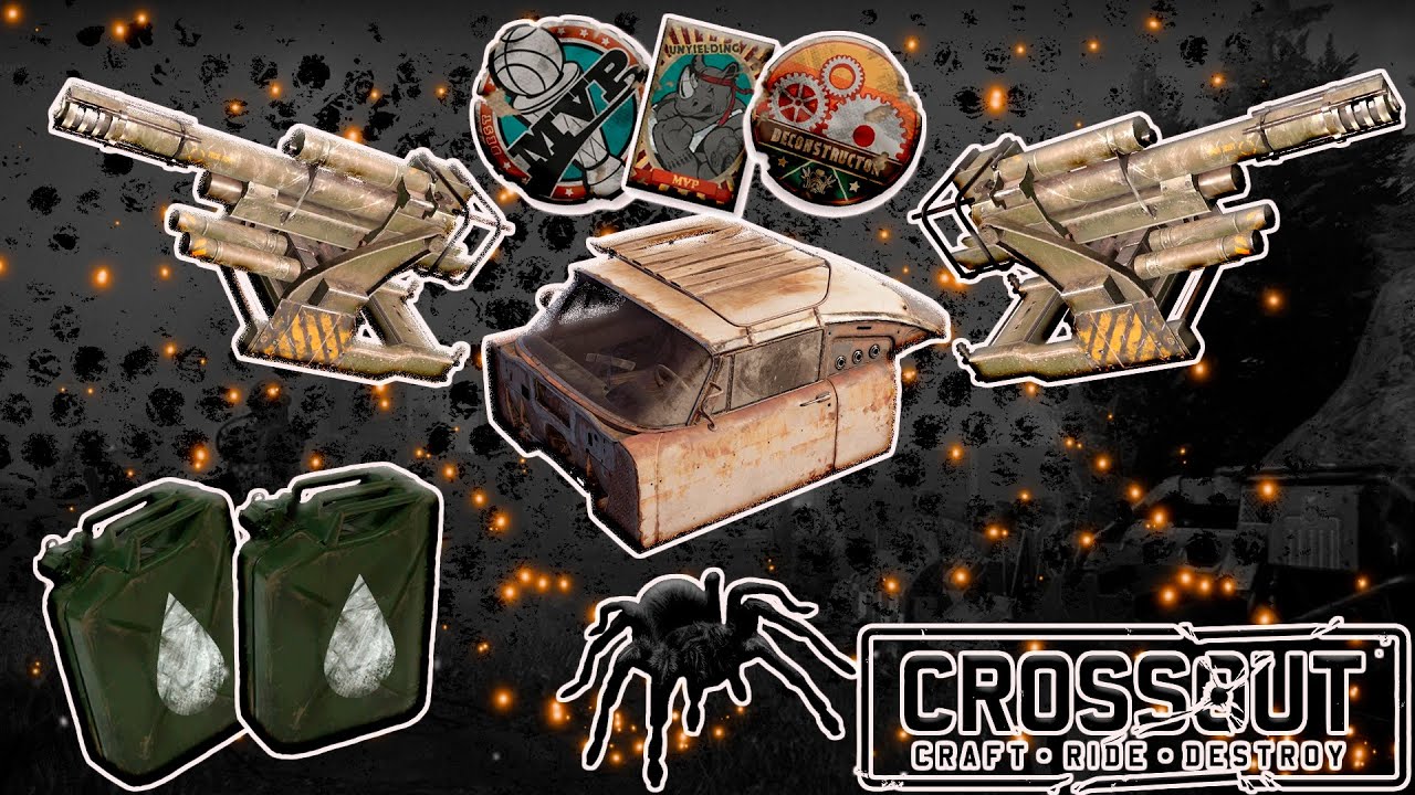 Мощный паук на Каталине! Палачи ожили благодаря кабине! Фарм бензина [CROSSOUT 2.8.0 ]