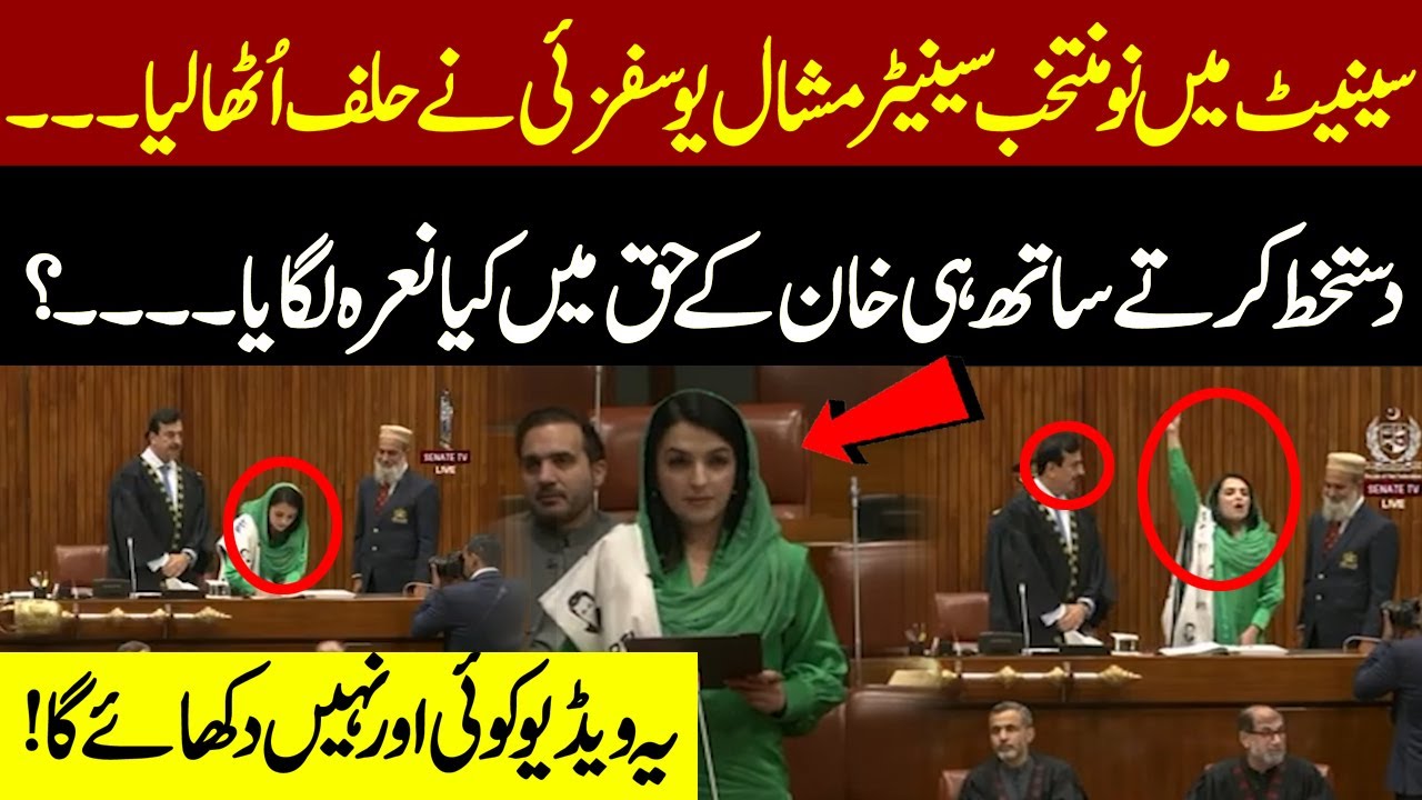 Mishal Yousafzai's Oath-Taking Moment Goes Viral | What She Said About Khan! | Pakistan News