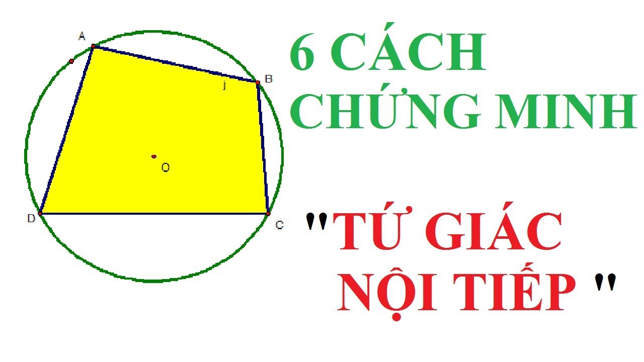 6 CÁCH CHỨNG MINH MỘT TỨ GIÁC NỘI TIẾP ĐƯỜNG TRÒN - CỰC DỄ HIỂU - 100% CÓ TRONG ĐỀ THI VÀO 10