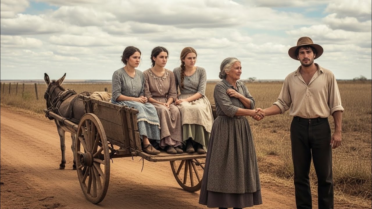 😢 MÃE DESESPERADA ENTREGA SUAS 3 FILHAS A UM FAZENDEIRO SOLITÁRIO—A DECISÃO DELE SURPREENDEU A TODOS