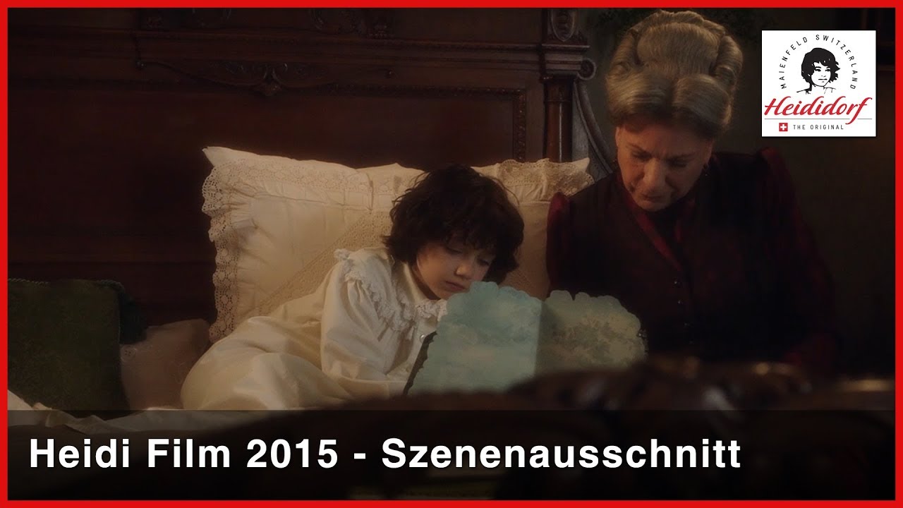 Heidi (movie 2015) - Szene: Grossmama Sesemann liest vor