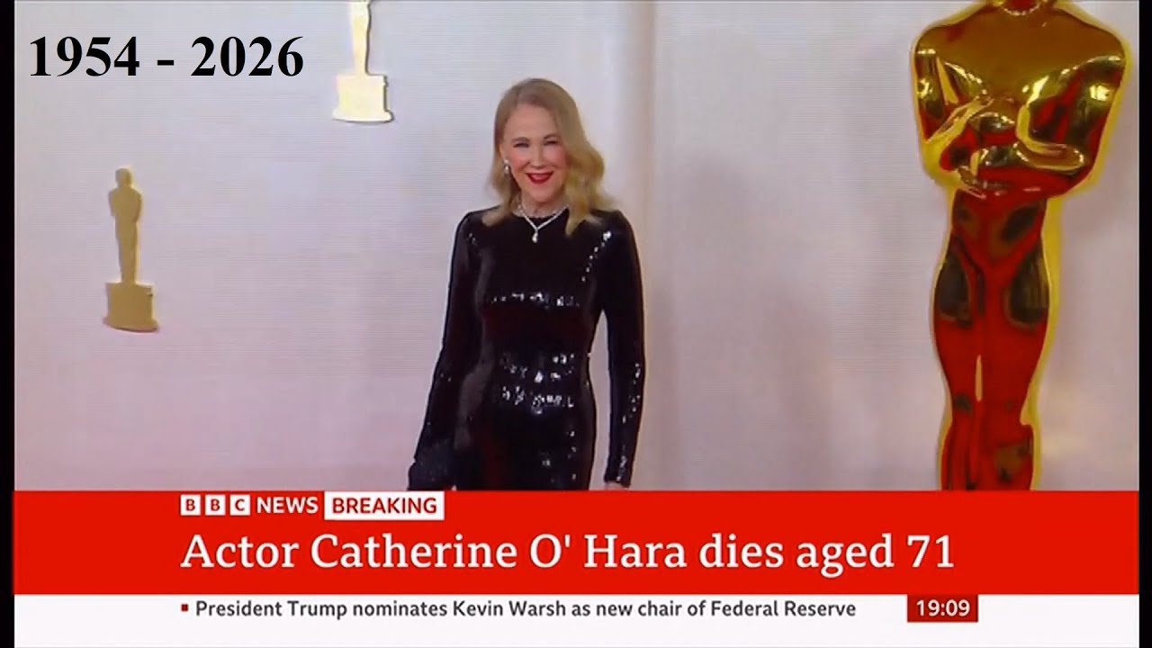 Catherine O'Hara passes away (1954 - 2026) (Canada/USA) - UK News - 30/Jan/2026
