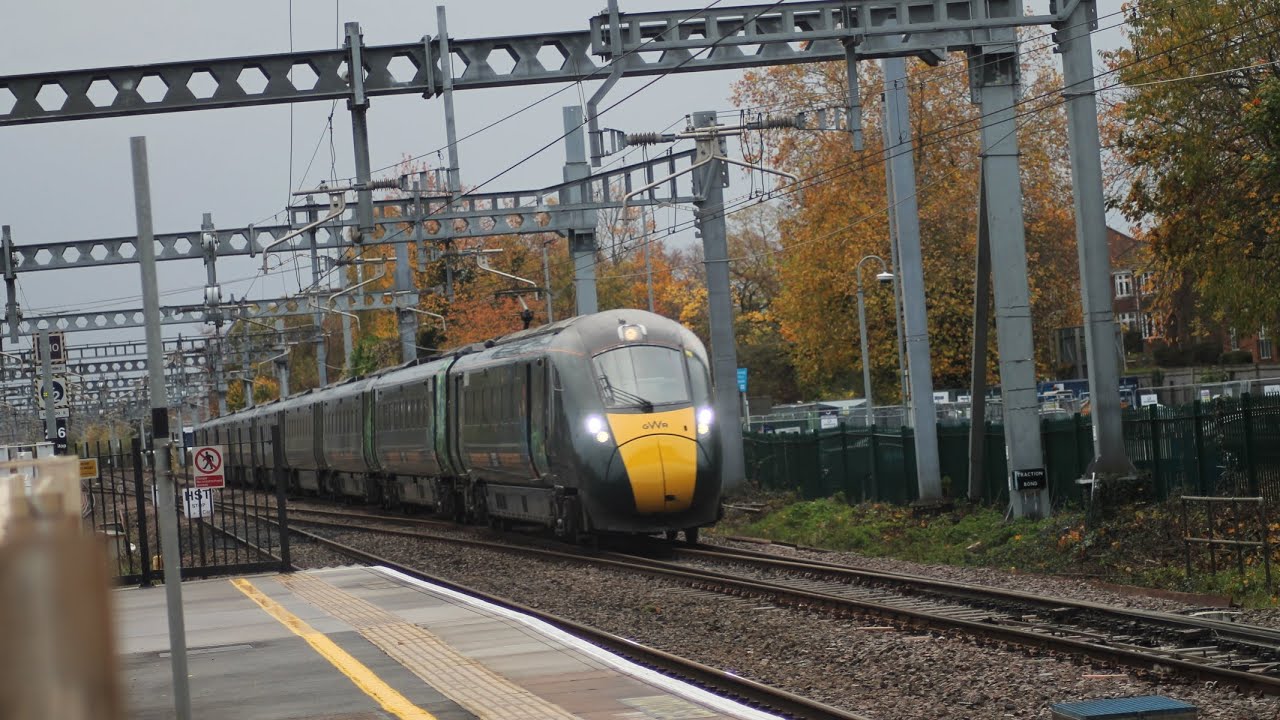 Trains at speed UK 2025 