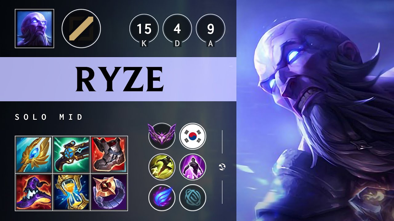 Ryze Mid vs Mel - KR Master Patch 25.05