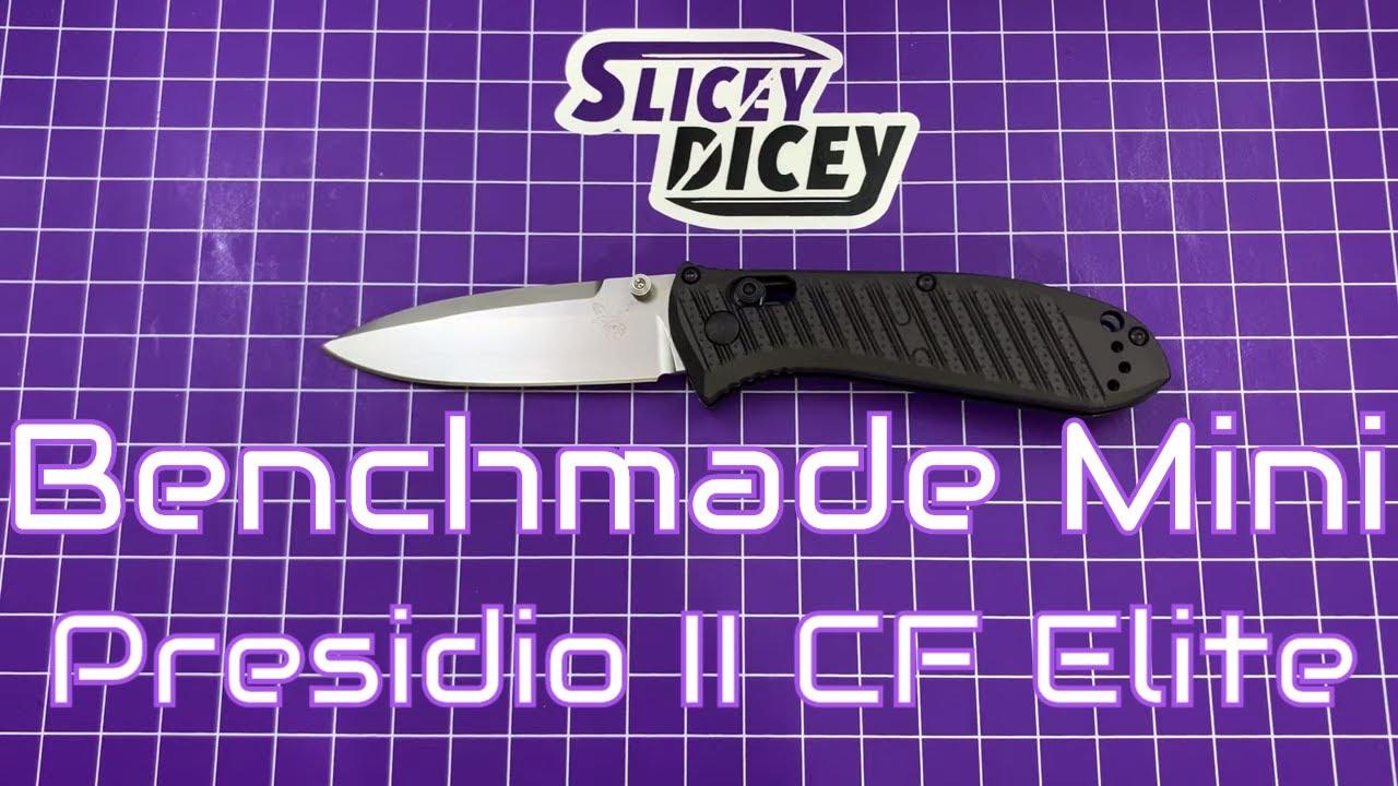Benchmade Mini Presidio II CF Elite (575-1) & Comparison to Original