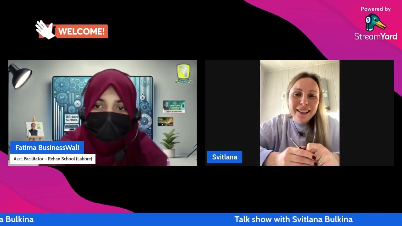 Talk show with  Svitlana Bulkina