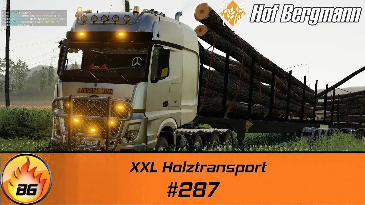 LS19 - Hof Bergmann #287 | XXL Holztransport | FS19 | Let's Play [HD]
