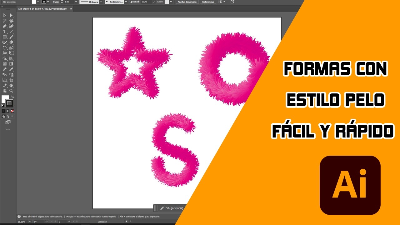 Pelo en Illustrator: &iexcl;F&aacute;cil y R&aacute;pido!