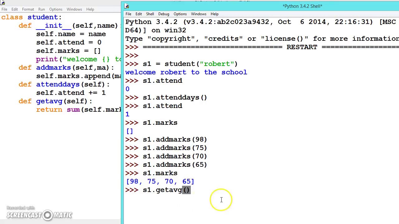 48. STUDENT CLASS EXAMPLE