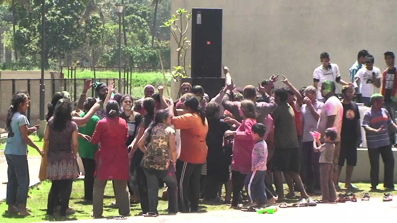 Holi - festival of colors in Pune India 2012