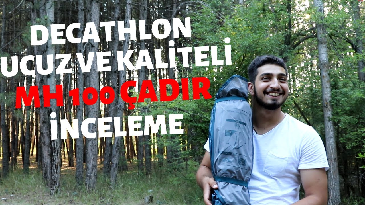 DECATHLON MH100 ÇADIR İNCELEME,KURULUM VE TOPLAMA!!!