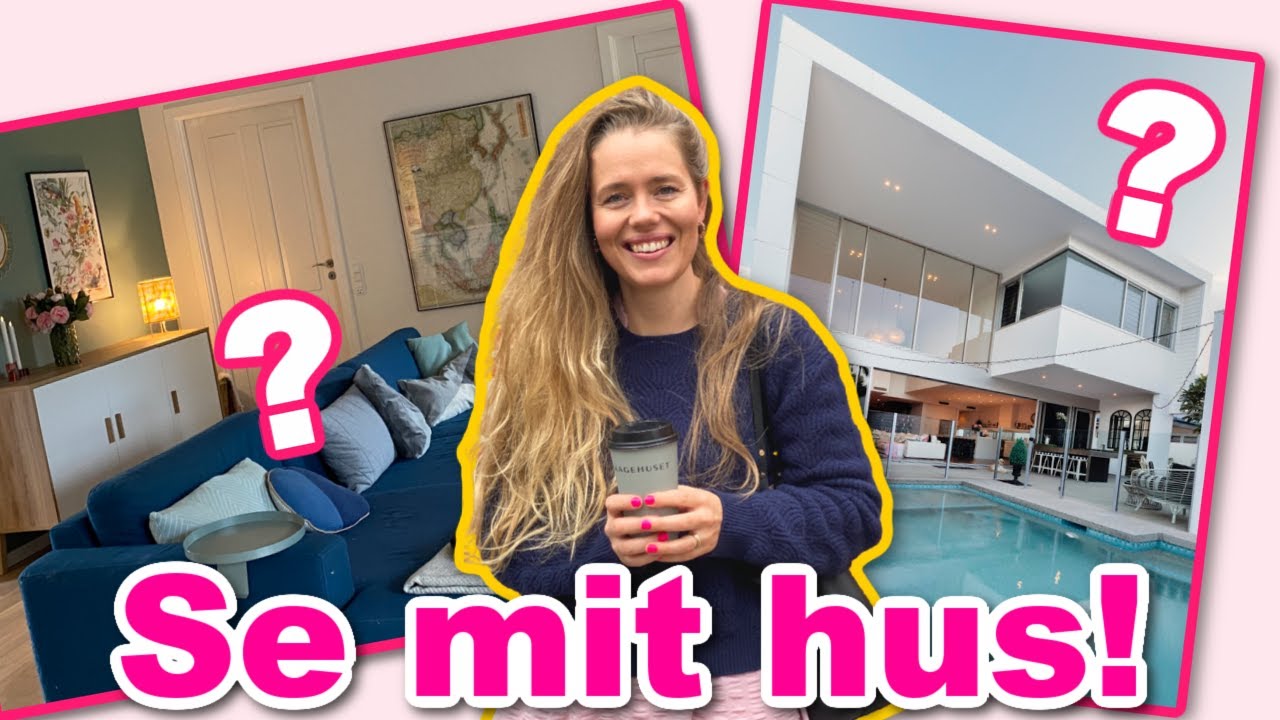 VIL DU SE MIT HUS!?😱 Har jeg en pool? 😅