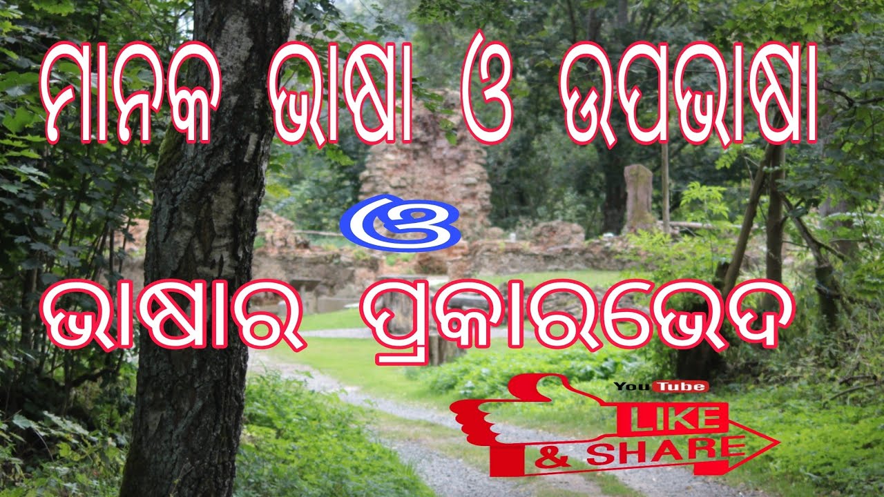 # ମାନକ ଭାଷା ଓ ଉପଭାଷା# +3 1 st years #
