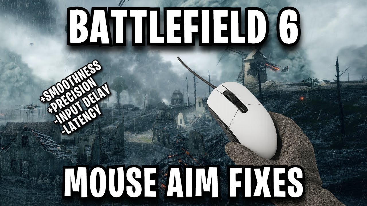 5 ОБЯЗАТЕЛЬНО ИСПОЛЬЗУЙТЕ МЕТОДЫ ИСПРАВЛЕНИЯ МЫШИ ДЛЯ BATTLEFIELD 6! (Задержка ввода + задержка)
