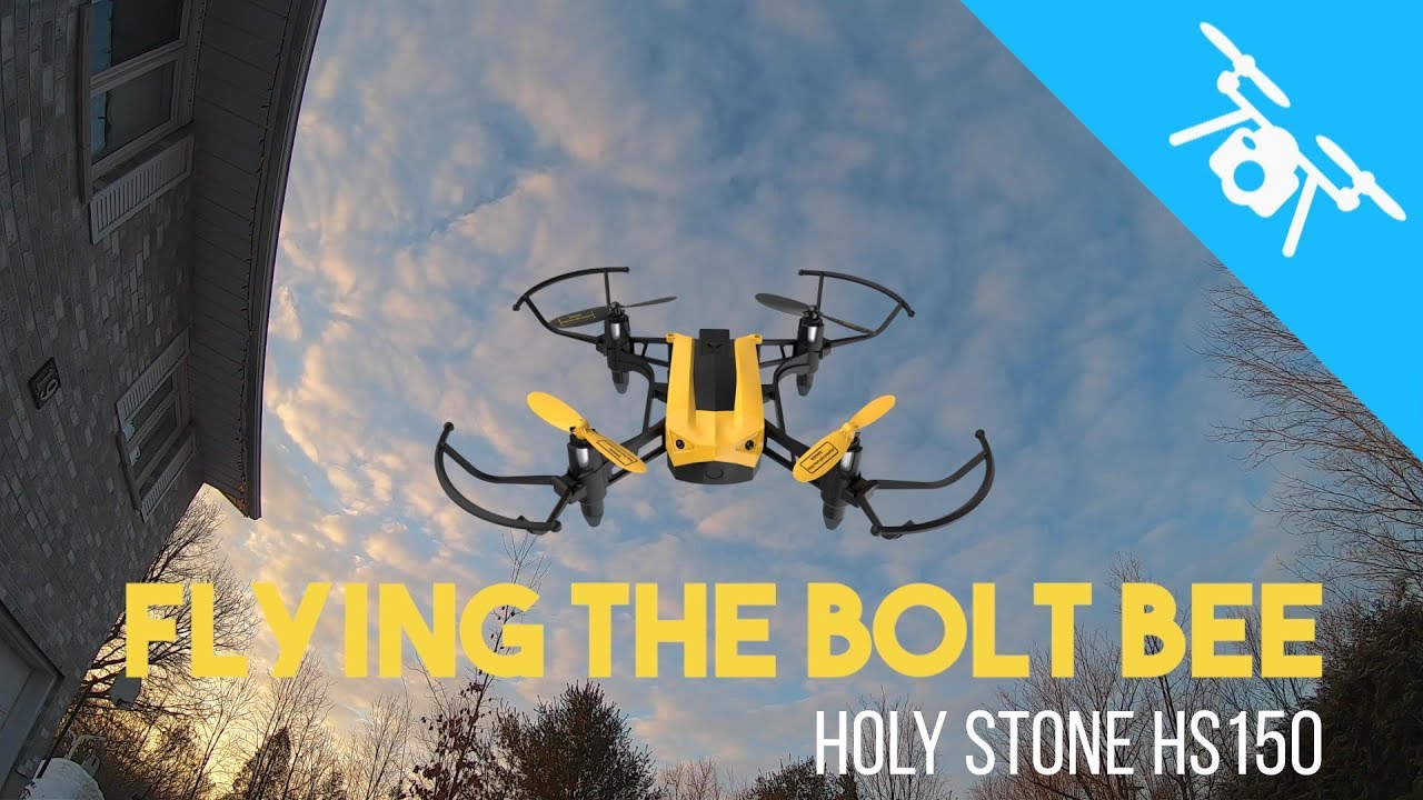 Best Drone Under $50 - Flying the Holy Stone HS150 Bolt Bee Racing Drone Quadcopter