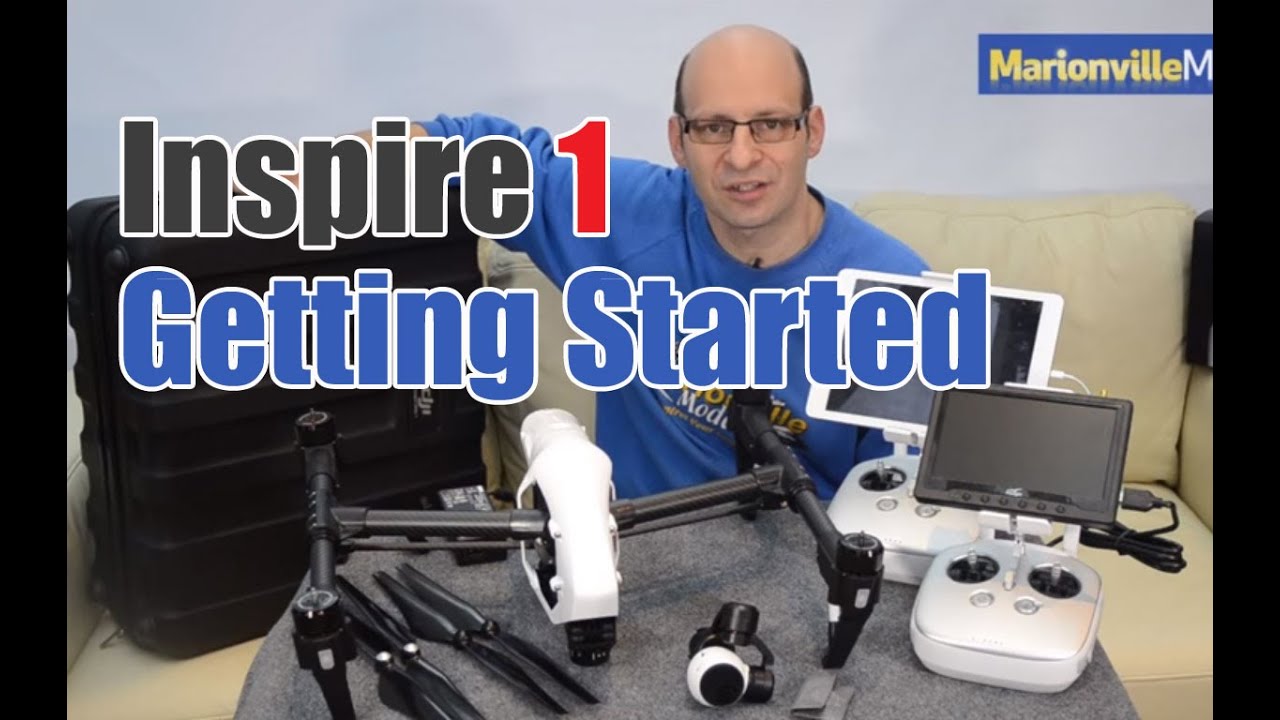 DJI Inspire 1 Setup & Demo inc. Overview of Features of the App