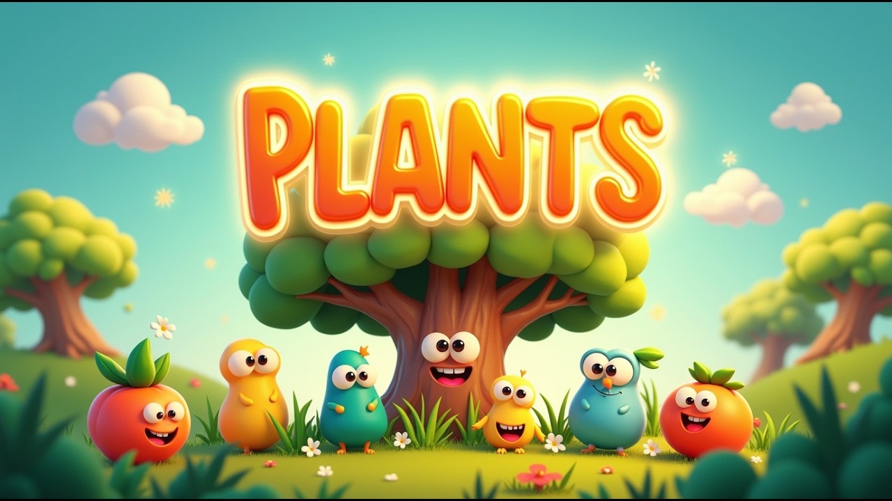Trees Name in Hindi & English 🌳 | 3D Cartoon Video for Kids | पेड़ों के नाम सीखें | Learn Trees