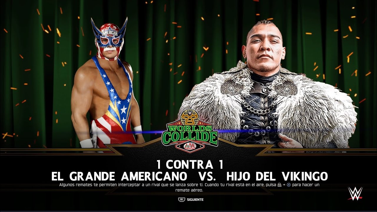WWE 2K25 El grande americano VS El hijo del vikingo