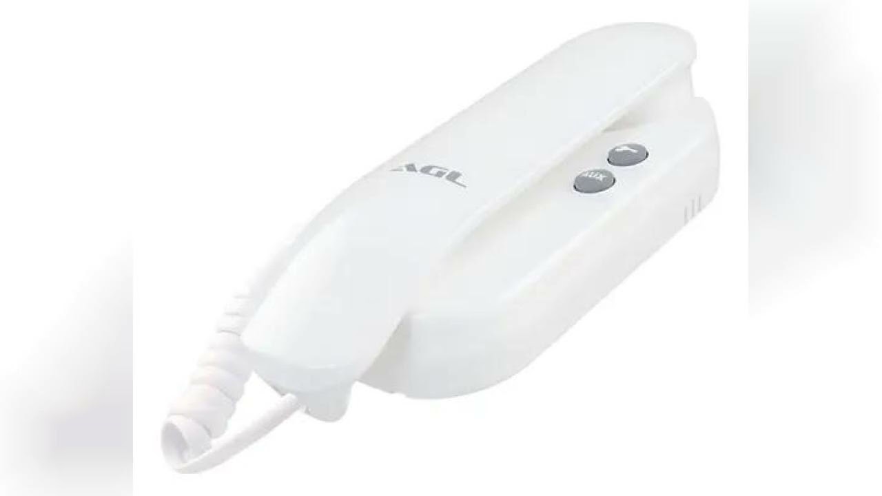 Resenha: Telefone Fixo Universal Monofone Porteiro Eletrônico Agl Cor Branco