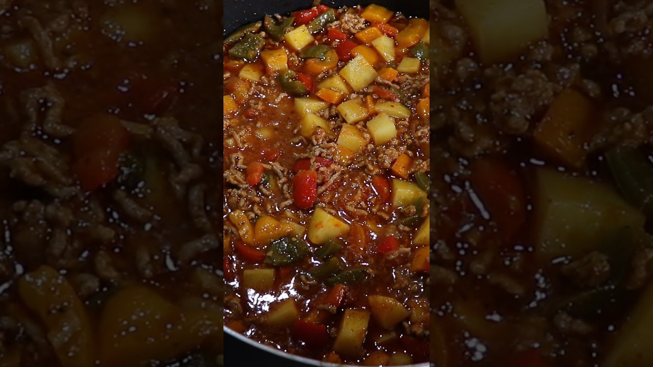 Herzhafter Bauerneintopf #hackfleisch #eintopf #einfacherezepte