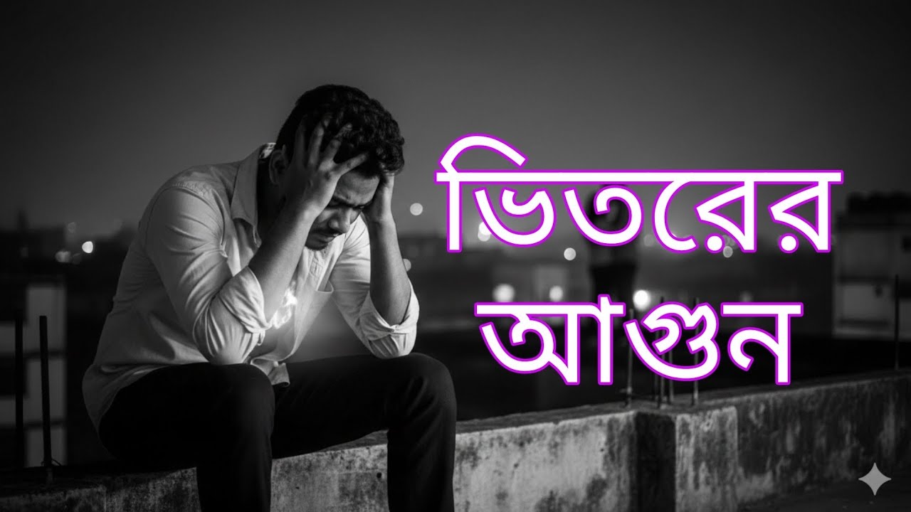 ভিতরের আগুন | Byartho Prem-er Kosto | Sad Bangla Song | Heartbreak Music💔