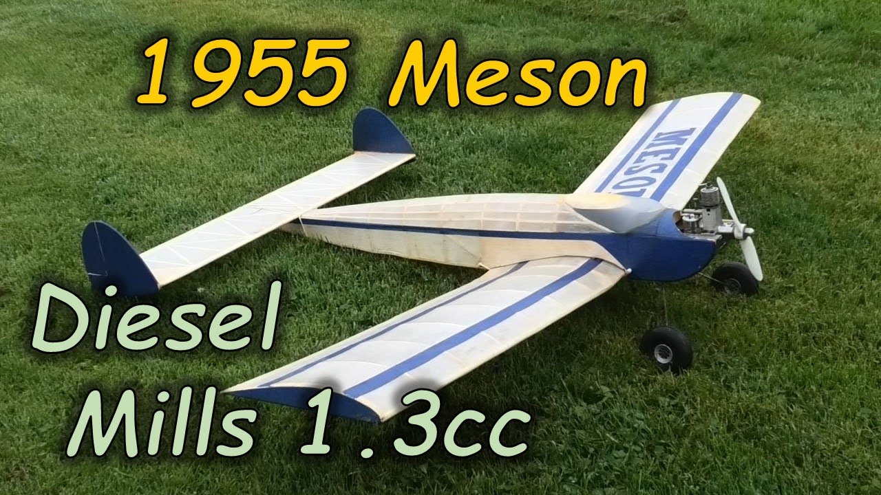 Meson & 1.3cc Mills - Vintage 1955 plane by O.F.W. Fisher