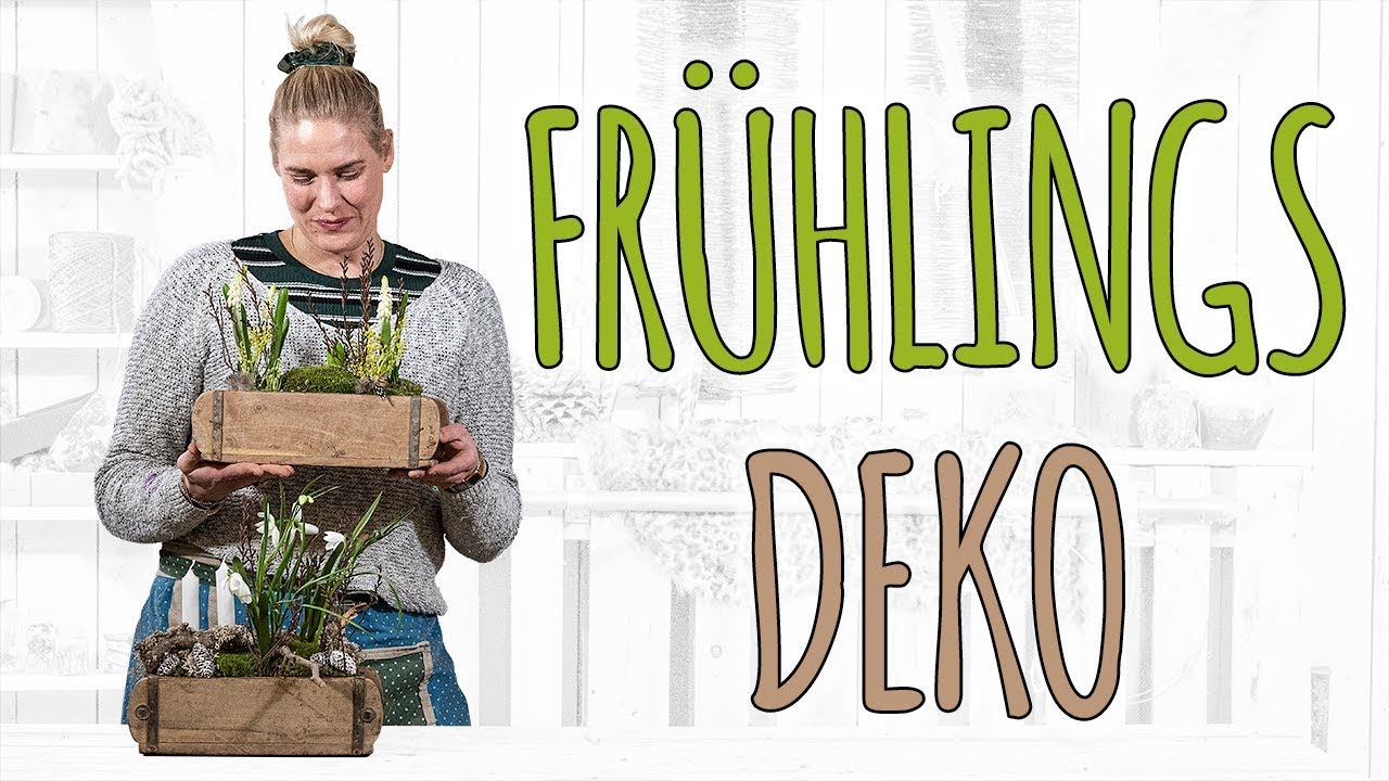 FRÜHLINGSDEKO IM SKANDINAVISCHEN EINFACHERN STIL - DIY