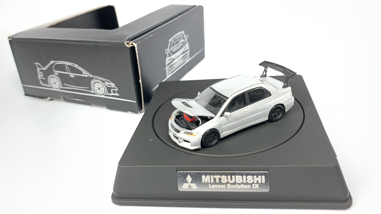 Lamley Preview: The amazing new YES Models 1/64 Mitsubishi Evo (with interchangable parts)