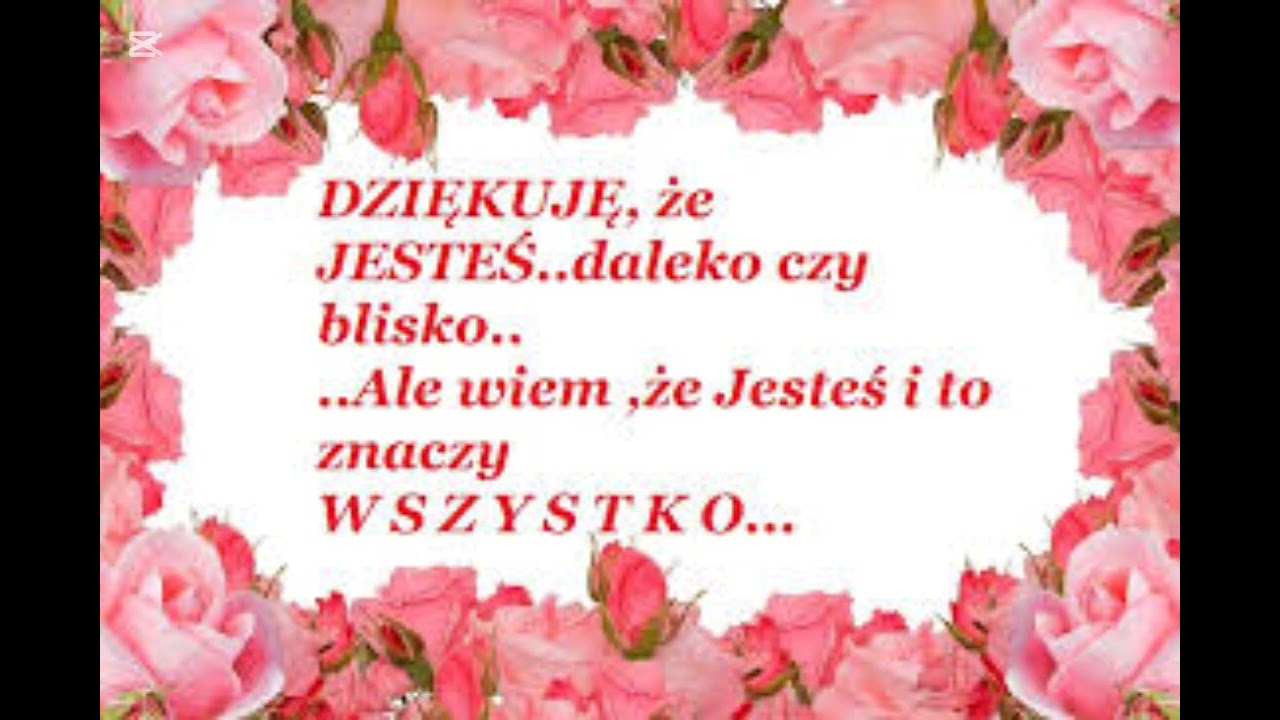 Dziękuję i przepraszam.